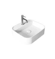 Umywalka nablatowa Assos Cera-Line 45 White Besco (UNC-45-ASB)