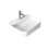 Umywalka nablatowa Assos Cera-Line 50 White Besco (UNC-50-ASB)