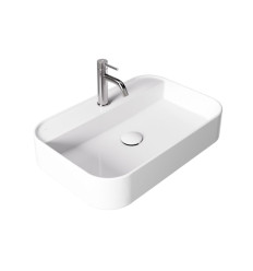 Umywalka nablatowa Assos Cera-Line 60 White Besco (UNC-60-ASB)