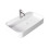 Umywalka nablatowa Assos Cera-Line 70 White Besco (UNC-70-ASB)
