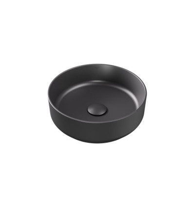 Umywalka nablatowa Clea Cera-Line 34,5 Gun Metal Besco (UNCM-35-CLGM)