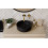 Umywalka nablatowa Clea Cera-Line 34,5 cm Black Besco (UNCM-35-CLC)