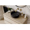 Umywalka nablatowa Clea Cera-Line 34,5 cm Black Besco (UNCM-35-CLC)