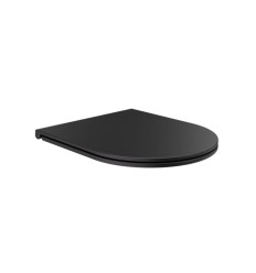 Deska WC wolnoopadająca Aspen Black Besco (DT-WW-AC)