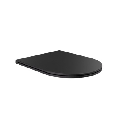 Deska WC wolnoopadająca Laax Black Besco (DT-WW-LC)