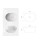Umywalka nablatowa Moya Cera-Line 48,5 White Besco (UNC-49-MOB)
