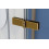 Kabina prysznicowa 80x80 Exo-H Brushed Gold Besco (KEHZS-80-195)