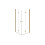 Kabina prysznicowa 90x90 Exo-H Brushed Gold Besco (KEHZS-90-195)