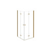 Kabina prysznicowa 90x90 Exo-H Brushed Gold Besco (KEHZS-90-195)