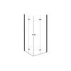 Kabina prysznicowa 80x80 Exo-H Gun Metal Besco (KEHGM-80-195)