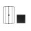 Kabina prysznicowa 90x90 Zarya Black + brodzik Axim SEN Besco (ZKB-AXS90-19)