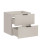 Zestaw meblowy 80cm z umywalką SKY i szafką wysoką Adel Cashmere Comad (SET-ADC 80CM SKY HIGH CABINET)