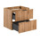 Zestaw meblowy 120cm z blatem Adel Oak Comad (SET-ADO B BLACK 120CM LB)