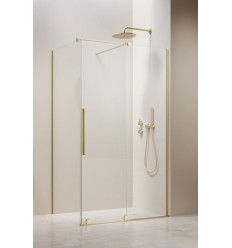 Kabina prysznicowa 90x70 Furo Brushed Light Gold KDJ Radaway (10104472-98-01R + 10110430-01-01 + 10113070-01-01)