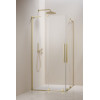 Kabina prysznicowa 80x80 Furo SL Brushed Light Gold KDD Radaway (10305080-98-01L + 10305080-98-01R)