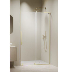 Drzwi prysznicowe 90 Furo SL Brushed Light Gold DWJ Radaway (10307472-98-01R + 10110430-01-01)