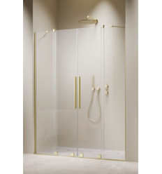 Drzwi prysznicowe 160 Furo Brushed Light Gold DWD Radaway (10108438-98-01 + 10111392-01-01