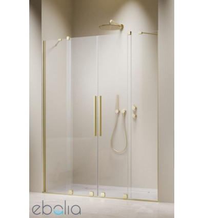 Drzwi prysznicowe 130 Furo Brushed Light Gold DWD Radaway (10108363-98-01 + 10111317-01-01