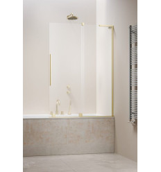 Parawan nawannowy 100 Furo SL Brushed Light Gold PND II Radaway (10309538-98-01R + 10112494-01-01)