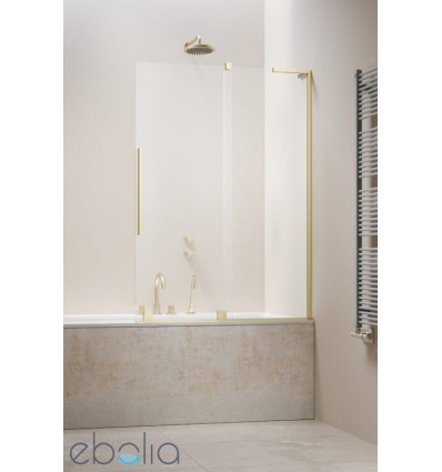 Parawan nawannowy 100 Furo SL Brushed Light Gold PND II Radaway (10309538-98-01R + 10112494-01-01)