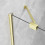 Kabina prysznicowa 80x70 Essenza Brushed Light Gold KDJ Radaway (1385043-98-01L + 1384048-01-01)