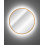 Zestaw meblowy 120cm z umywalkami nablatowymi i okraglym lustrem led 60cm Adel Black Comad (SET -ADB B 120 CM SMILE 40 4)