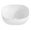 Zestaw meblowy 120cm z umywalkami nablatowymi i okraglym lustrem led 60cm Adel Black Comad (SET -ADB B 120 CM SMILE 40 4)
