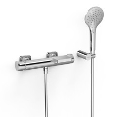 Bateria wannowo-prysznicowa ścienna LOFT chrom Tres (22217001)