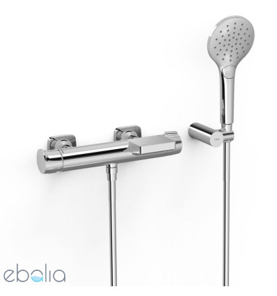 Bateria wannowo-prysznicowa ścienna LOFT chrom Tres (22217001)
