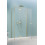 Kabina prysznicowa 80x70 Essenza Brushed Light Gold KDJ+S Radaway (1385021-98-01L + 1384048-01-01 + 1384048-01-01)