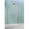 Kabina prysznicowa 80x70 Essenza Brushed Light Gold KDJ+S Radaway (1385021-98-01L + 1384048-01-01 + 1384048-01-01)