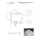 Kabina prysznicowa 80x80 Zarya Chrom + brodzik Axim Besco (ZK-AX-80-190)