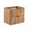 Zestaw meblowy 120cm z blatem, 2 umywalkami Smile, szafką wysoką i lustrem Adel Oak Comad (SET -ADO B 120 CM SMILE 40 2)