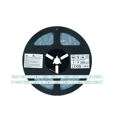 Taśma LED wodoodporna IP65, 240 LED/m napięcie 24V, moc 15W/m, biała neutralna, 5m Excellent (LIOS.L240/24V15W.NW.IP65)