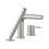 Bateria nawannowa 3-otworowa Pi nikiel szczotkowany Excellent (AREX.1234NB)