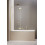 Parawan nawannowy 100 Essenza Brushed LIght Gold PND II Radaway (110002100-98-01L)