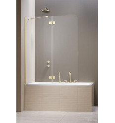 Parawan nawannowy 100 Essenza Brushed LIght Gold PND II Radaway (110002100-98-01L)