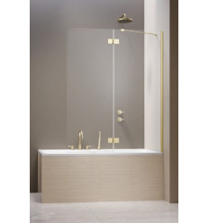 Parawan nawannowy 100 Essenza Brushed LIght Gold PND II Radaway (110002100-98-01R)