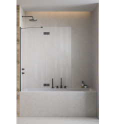 Parawan nawannowy 100 Essenza Brushed GunMetal PND II Radaway (110002100-92-01L)