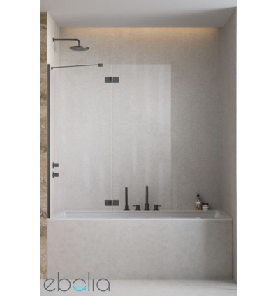 Parawan nawannowy 100 Essenza Brushed GunMetal PND II Radaway (110002100-92-01L)