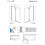 Parawan nawannowy 100 Essenza Brushed Nickel PND II Radaway (110002100-91-01L)
