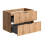 Zestaw meblowy 120cm z blatem i szafką z koszem na pranie Adel Oak Comad (SET-ADO B 120CM LB)