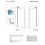 Parawan nawannowy 50 Modo SL Brushed Light Gold PNJ II Radaway (10316050-98-01L)
