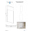 Kabina walk in 100 Icon Chrom Besco (ICH-100-200C)