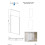 Kabina walk in Icon Chrom Besco (ICH-110-200C)