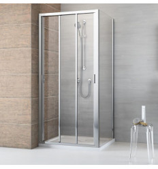 Kabina prostokątna 90x75 Evo DW+S Radaway (335090-01-01 + 336075-01-01)