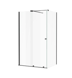 Ortigo kabina prostokątna narożna 110x80 cm, drzwi przesuwne, powłoka Clean Control, Excellent (KAEX.5016.K.1100.0800.BL)