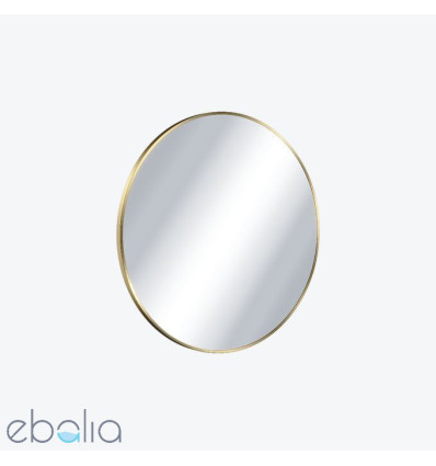 Lustro okrągłe 60 cm Virro złoty szczotkowany Excellent (DOEX.VI060.GB)