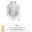 Kabina prysznicowa 80x70x200 prawa Nesta Copper Brushed New Trendy (K-4620)