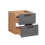 Szafka pod umywalkę wisząca 60 Madera Grey 820 Comad (Madera Grey 820)